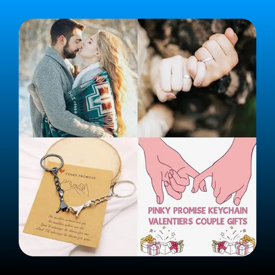 2pcs Pinky Promise Keychain