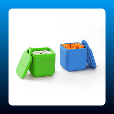Square Dipping Sauce Containers (2 Pack)