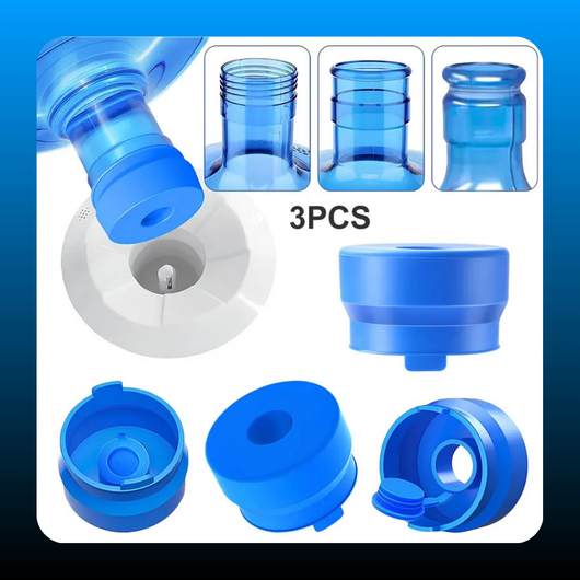 Reusable Silicone Water Jug Cap (3 Pcs)
