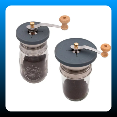 Coffee and Spice Grinder Lid for Mason Jars