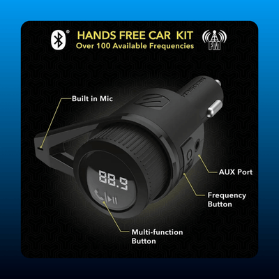 Bluetooth Hands-Free Car Kit
