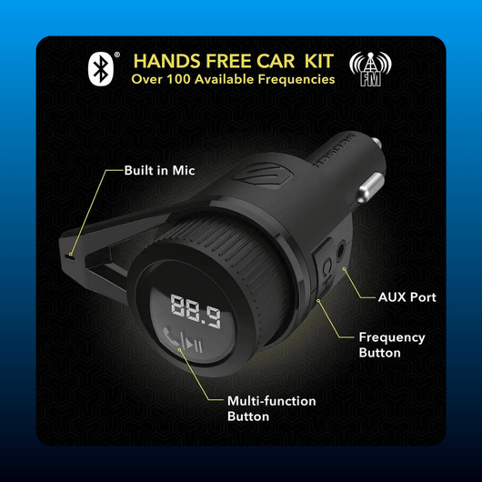 Bluetooth Hands-Free Car Kit