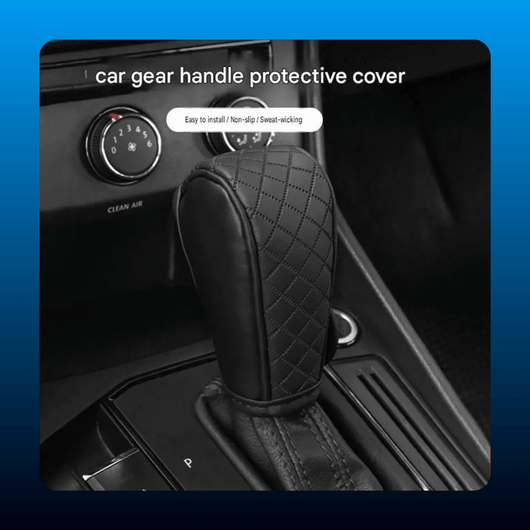 PU Leather Gear Shift Knob Cover