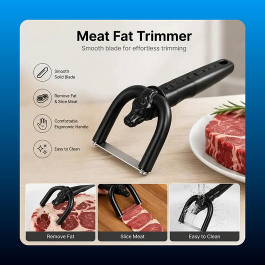 Handheld Meat Fat Trimming Knife