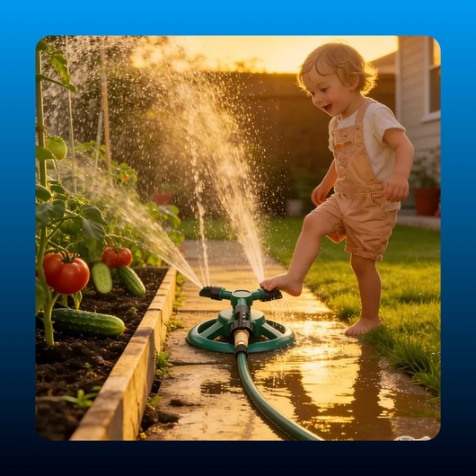 3-Arm ABS Design Garden Sprinkler