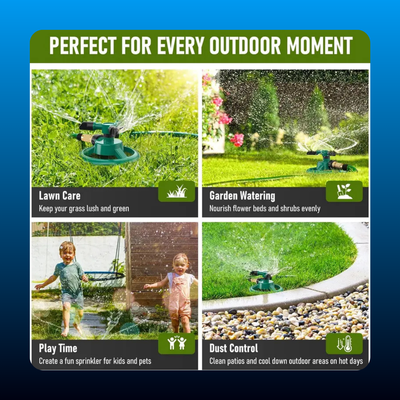 3-Arm ABS Design Garden Sprinkler