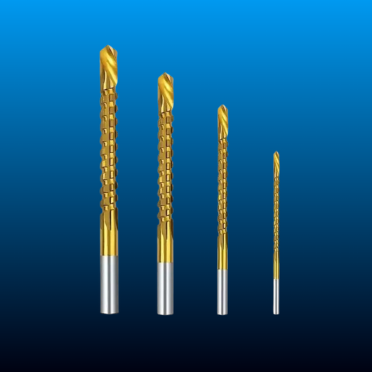 Titanium-Plated High-Speed Steel Power Drill Bit Set