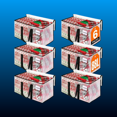6-Pack Oversized Moving Bags with Reinforced Handles