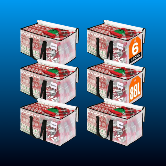 6-Pack Oversized Moving Bags with Reinforced Handles