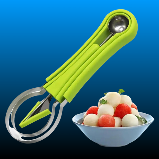 4-in-1 Stainless Steel Melon Baller Scoop Set