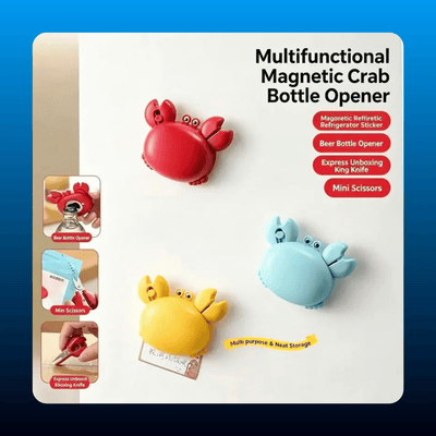 3-in-1 Magnetic Crab Bottle Opener