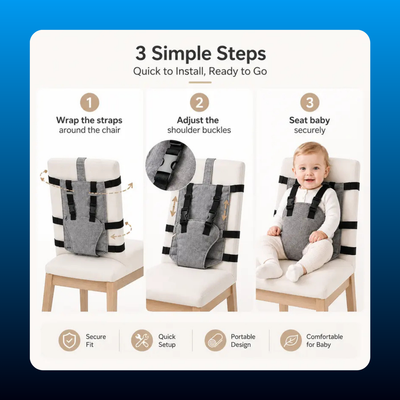 Portable Baby Seat Harness for Dining Chairs