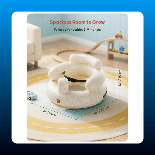 Inflatable Baby Floor Seat with Harness