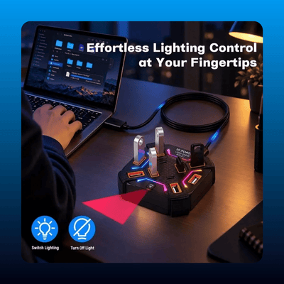 10-Port RGB Gaming USB Hub