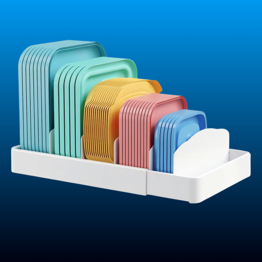 Expandable Adjustable Storage Lid Organizer