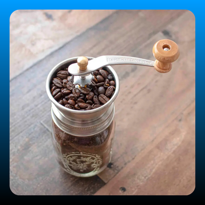 Coffee and Spice Grinder Lid for Mason Jars