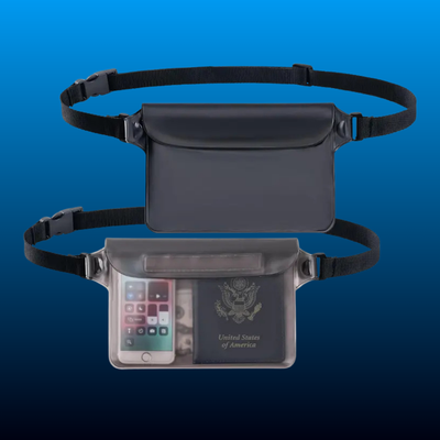 Waterproof Pouch with Adjustable Waist Strap