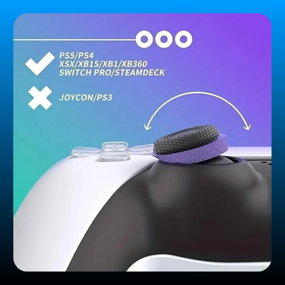 Precision Rings Thumbsticks Aim Boost Kit for Consoles (6 Pcs)
