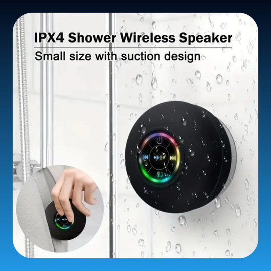Wall Suction Waterproof Bluetooth Speaker