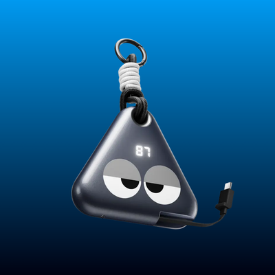 Cassette Tape Power Bank Bag Charm, 10000mAh