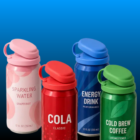 4-Pack Reusable Silicone Can Lids
