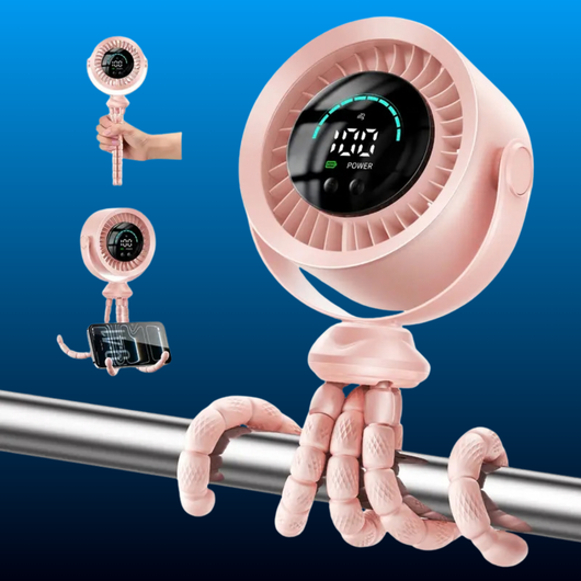 Octopus 3-in-1 Clip-On Fan