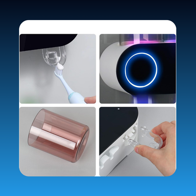 UV Disinfectant Toothbrush Holder
