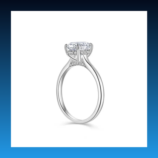 Lab Diamond VVS Moissanite Ring