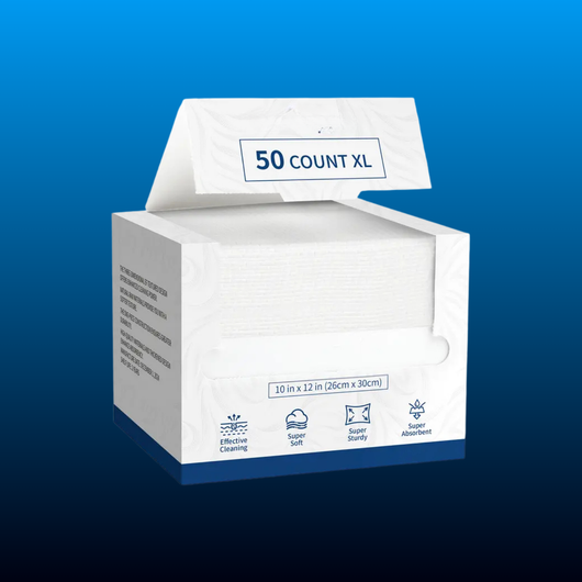 XL Disposable Face Towels (50 Count)