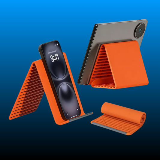 Foldable Silicone-Aluminum Tablet Phone Mount