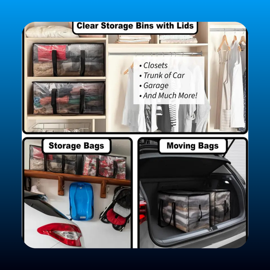 6-Pack Oversized Moving Bags with Reinforced Handles