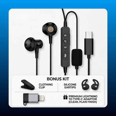 Karaoke Sound Card with In-Ear Monitors