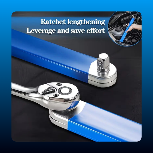 Offset Extension Wrench with Adapters