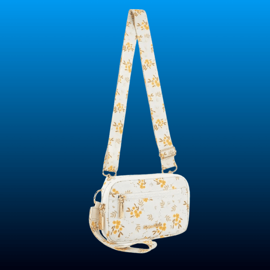 RFID Nylon Wristlet Crossbody Purse