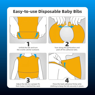 Disposable Baby Bibs (10 Pack)