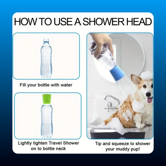 Portable Silicone Shower Head Attachment