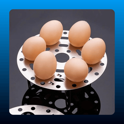 Foldable Stainless Steel Egg Steamer Rack