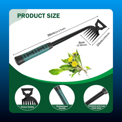 6-Tooth Weed Puller Hoe