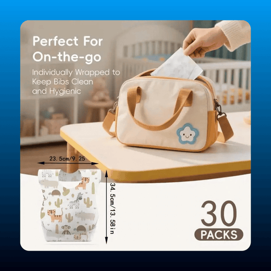 Disposable Baby Bibs (10 Pack)