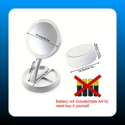 10x Magnifying Led Makeup Mirror with Light