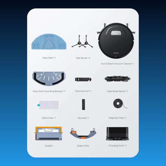 Self-Charging Robot Vacuum Cleaner & Mop