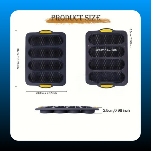 Non-Stick Silicone French Baking Tray