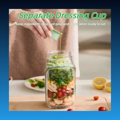 Mason Jar Meal Prep Storage Container