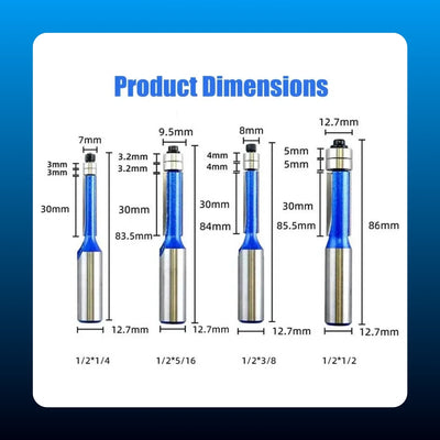 Flush Trim Router Bit with Bearing