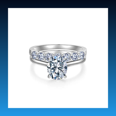 Lab Diamond VVS Moissanite Ring