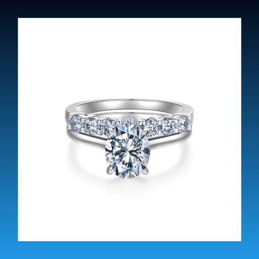 Lab Diamond VVS Moissanite Ring