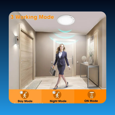 Rechargeable Motion Sensor Ceiling Light with Remote