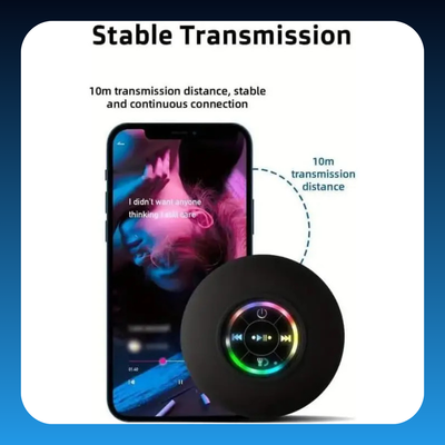 Wall Suction Waterproof Bluetooth Speaker