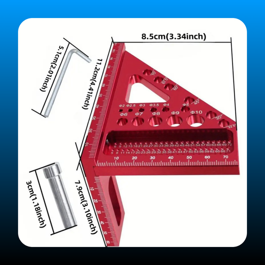 3D Multi-Angle Carpenter Square Scriber
