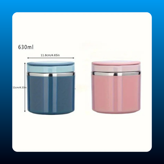 Stainless Steel Insulated Lunch Jar with Handle